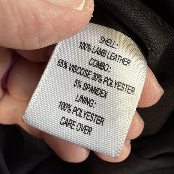 Vakko Leather Sheath Dress Black S/S Vamp Gothic Goth Officesiren Witchy 10 - Picture 6 of 10